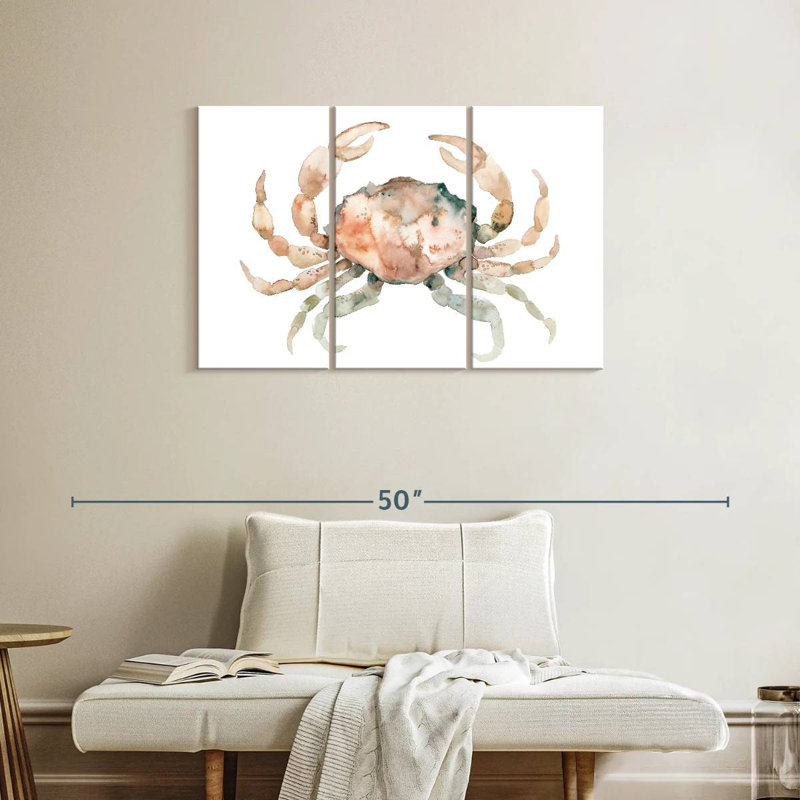 Brampt White Crab, 24" H x 38" W