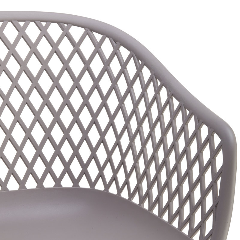 Piazza Patio Dining Chair, Gray