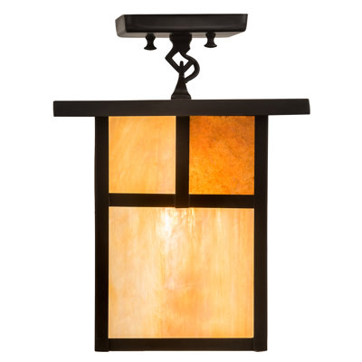 Plafonnier semi-encastré carré 12,75 po 1-light Youngblood