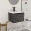 Meuble-lavabo flottant avec lavabo