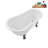 53.1'' x 25.6'' Freestanding Soaking Acrylic Bathtub-72770248-90763271