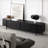 Solid wood TV stand Double drawer-104312016-122530456