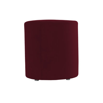 18 inch Round Everyday Microfiber Ottoman, 19 inch Height