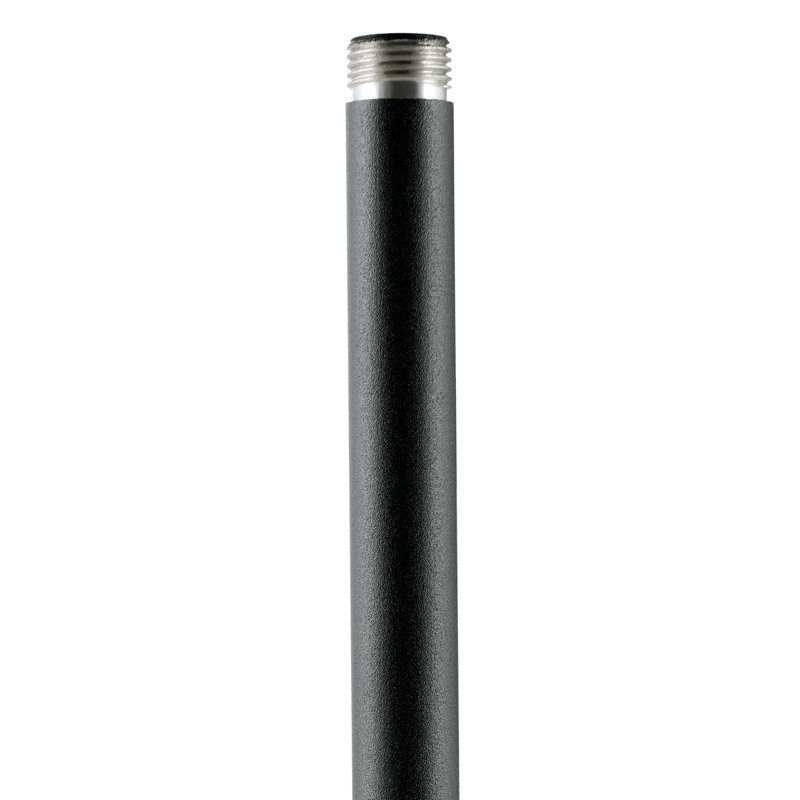 Accessory Stem 1/2NPSM, 12 inch, Textured Black