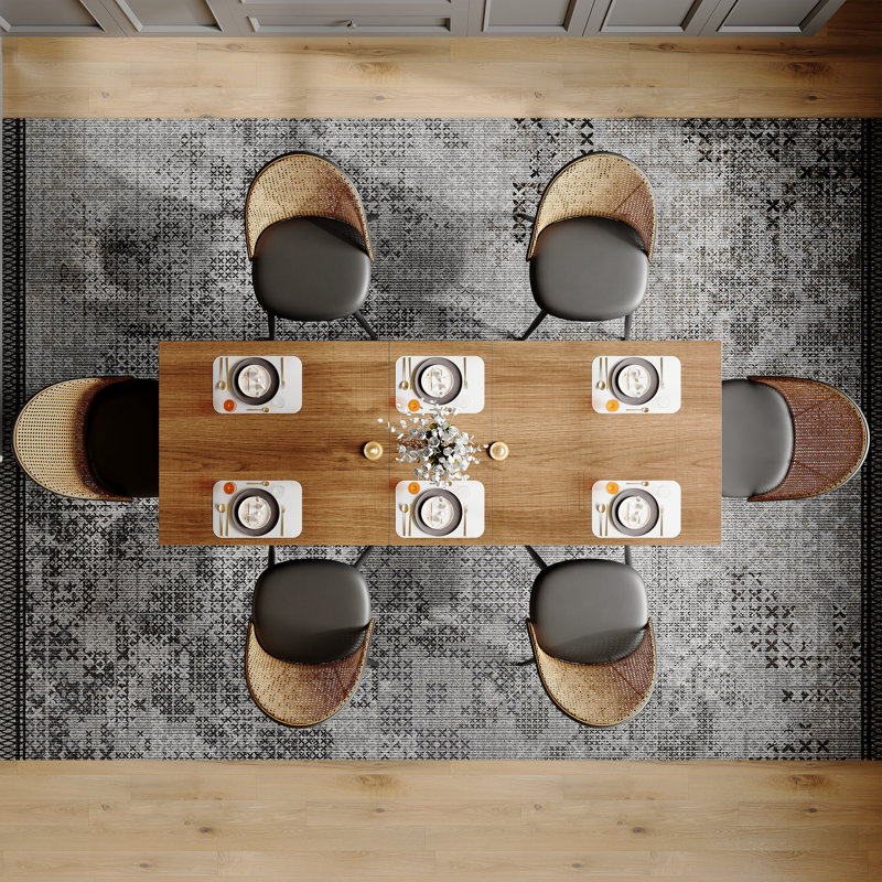 Rectangular Extendable Dining Table