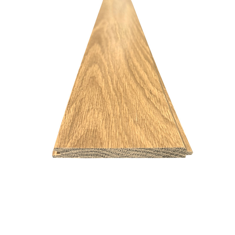 Panneaux en bois à rainure et languette pour murs et plafonds, Clearcoat White Oak, 94"
