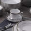 Noritake Austin Platinum Set Of 4 Saucers, 6"