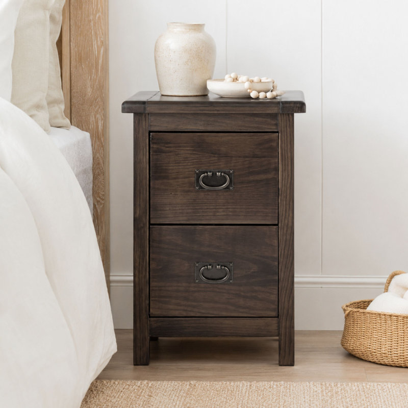 Alsace 2 Drawer Bedside petite Table