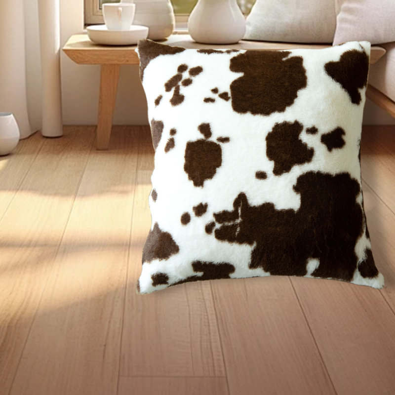 Cow Pattern Fashionable And Trendy Pillowcase For Car Pillows Sofa Cushions Living Room Pillowcases Home Gifts, C