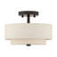 Plafonnier semi-encastré 2 lumières Jorgan-963476823