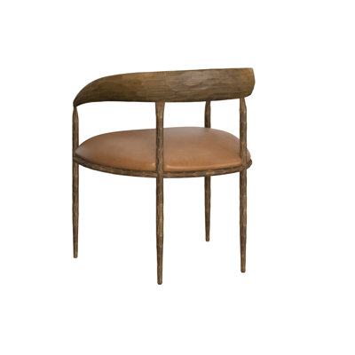 Ossiel Leather Arm Chair