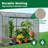 Crop Cages for Garden Plant, Plant Protection Netting Tent with Zippered, Wind-Resistant Plant Cages-124550159-109050783
