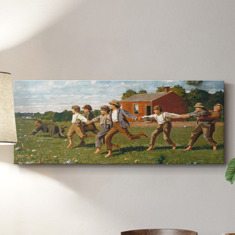 Série paysage - CMXLV III - Toile tendue avec châssis - Prêt à accrocher, H 12 po x l 30 po