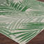 Green Modern Outdoor Rug, Nature Print Stain Resistant Easy to Clean Rug For Patio, Balcony, Decks & Garden-295891099
