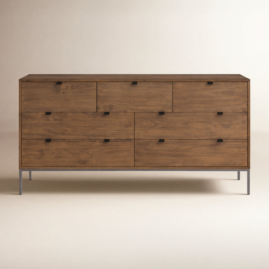 Loki 7 - Drawer Dresser, Auburn Poplar