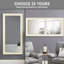 Miroir de plancher Duwaine, blanc-129260395