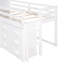 Lit mezzanine simple avec armoire et tablette-621213595
