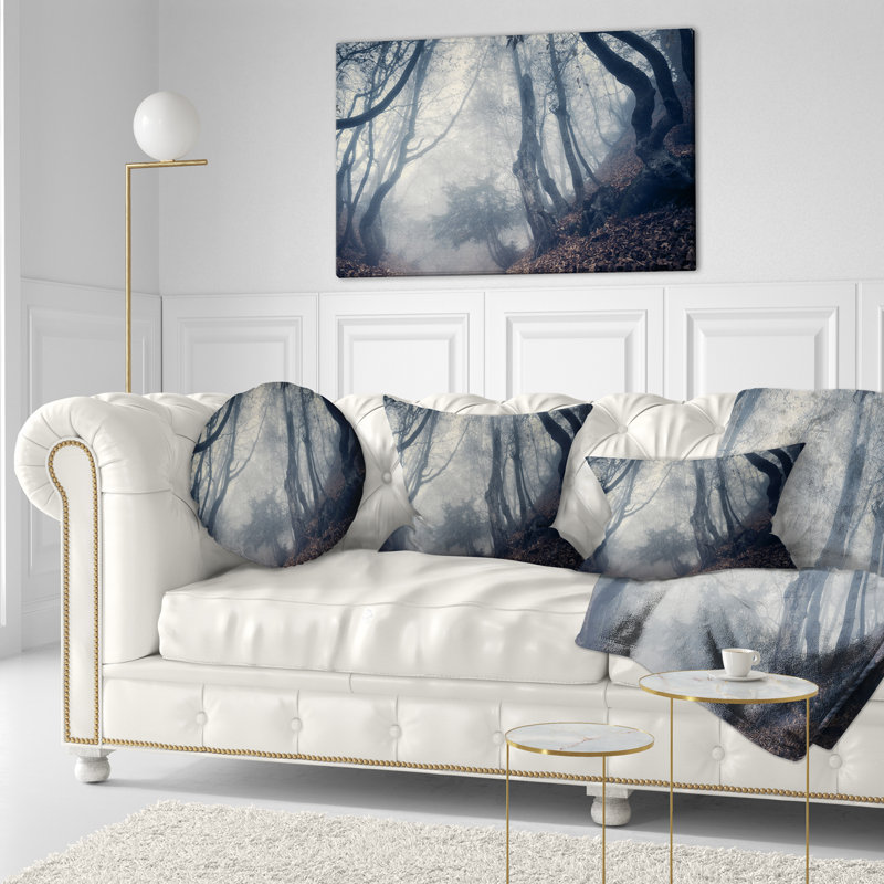 Coussin lombaire paysage d'automne