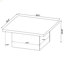 Ensemble de tables basses Exeter Mango