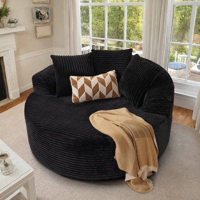 Canapé de compression rembourré Nathasa Boneless pour salon, chambre à coucher, cinéma maison