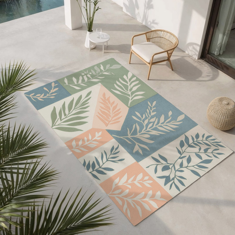 Tapis intérieur et extérieur Frosted, Rectangle 1 pi 6 po x 2 pi 6 po