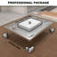 Miroir de salle de bain mural en nickel brossé l 24 po x H 30 po Vela-954432099-954432096