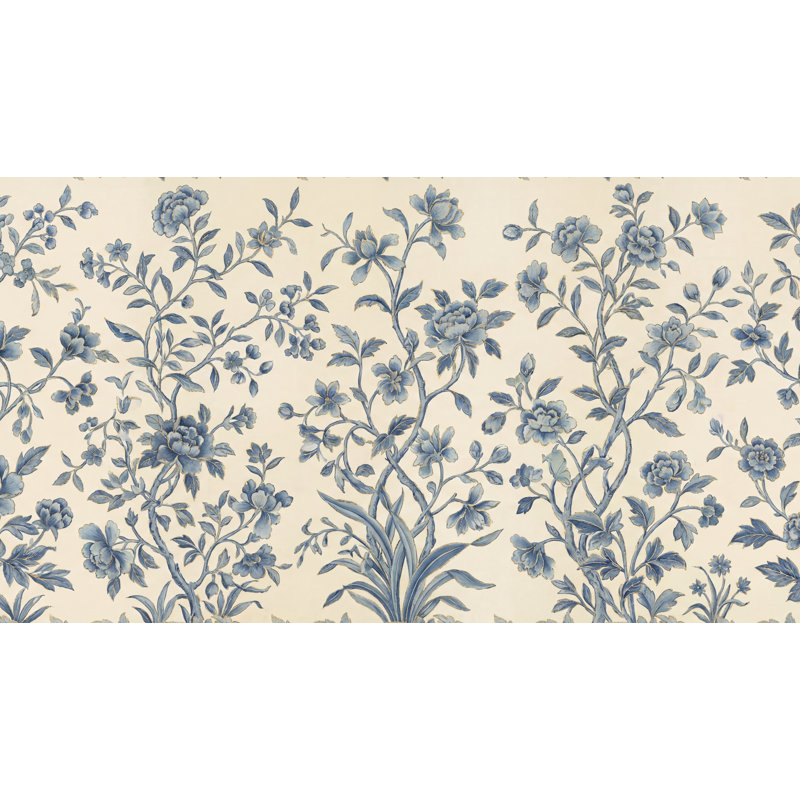 Papier peint floral, 200 po x 120 po, Non-Woven Nonpasted