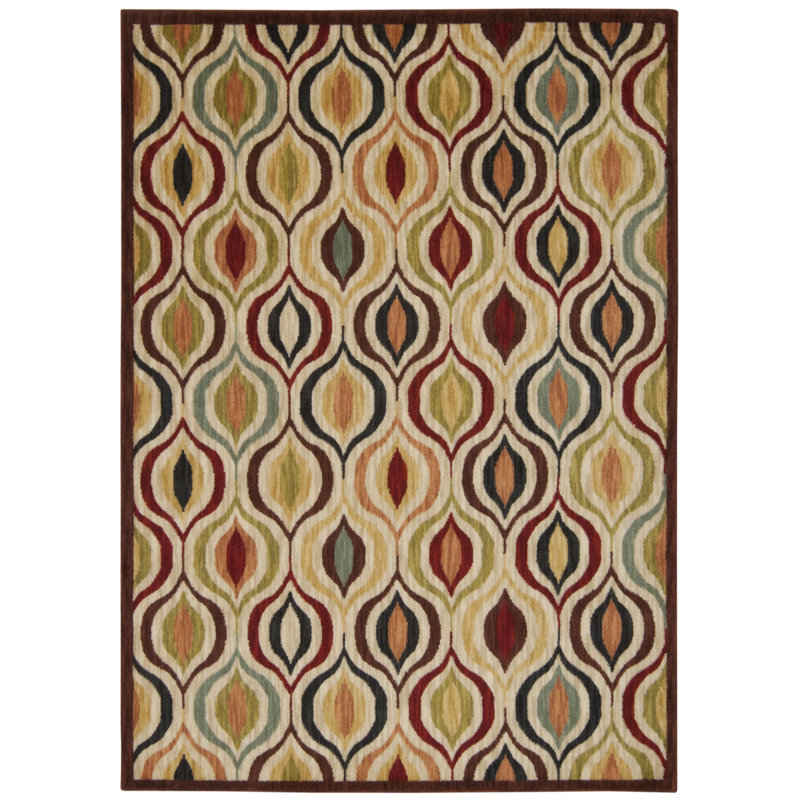 Abstract Indoor Rug, Rectangle 5'3" x 7'5"