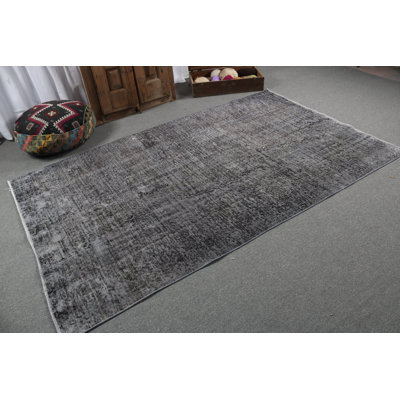 Tapis turc authentique authentique en laine nouée à la main d'inspiration traditionnelle