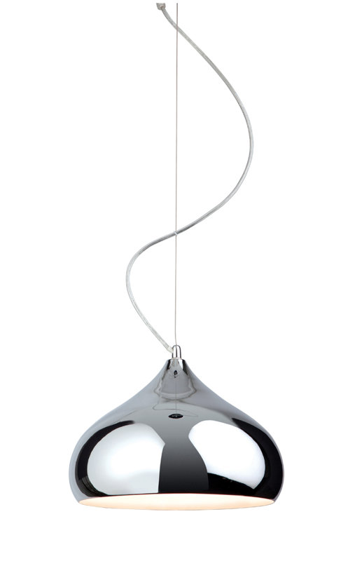 Carla 1 - Light Chrome Dome Pendant