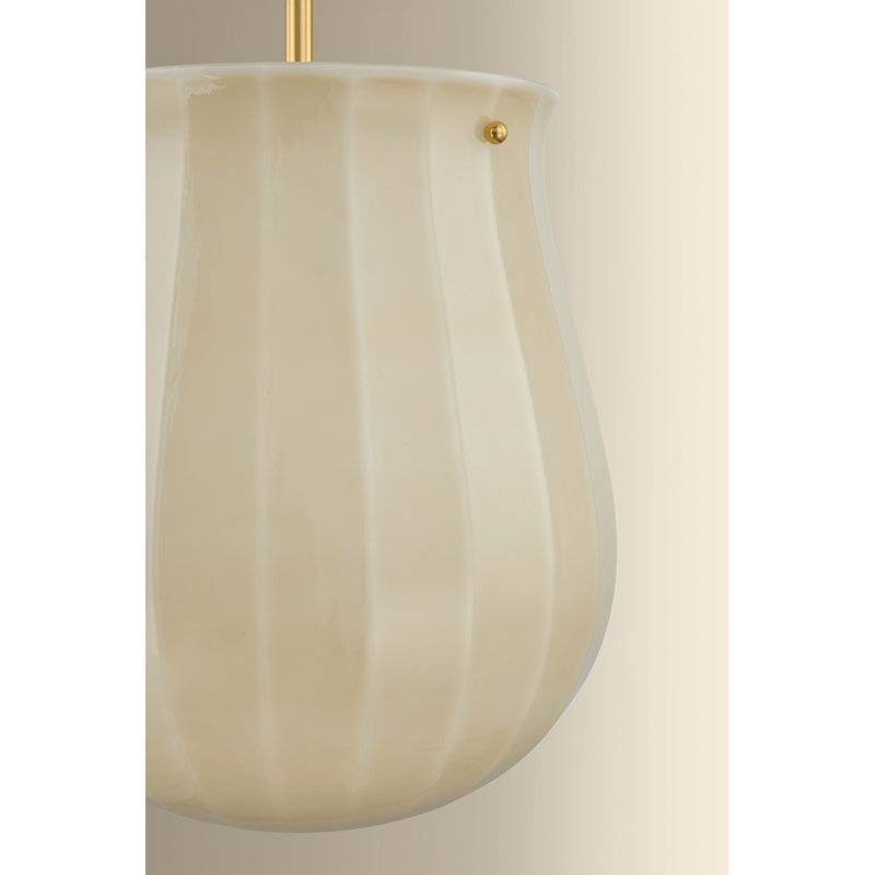 Luminaire suspendu Nevins, 14, Laiton vieilli