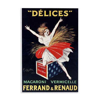 «Vintage Dancer Food», plaque murale par Leonetto Cappiello
