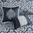 8 Piece Jacquard Comforter Set Navy/Silver King
