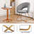 Modern Velvet Makeup Accent Chair Upholstered Barrel Chair-68074760