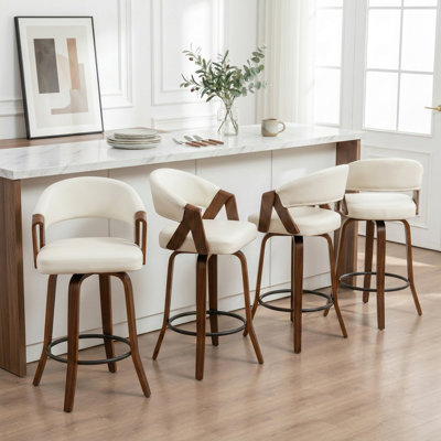 Tabouret de comptoir pivotant Ayala