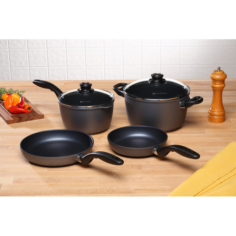6 - Piece Non-Stick Aluminum Cookware Set