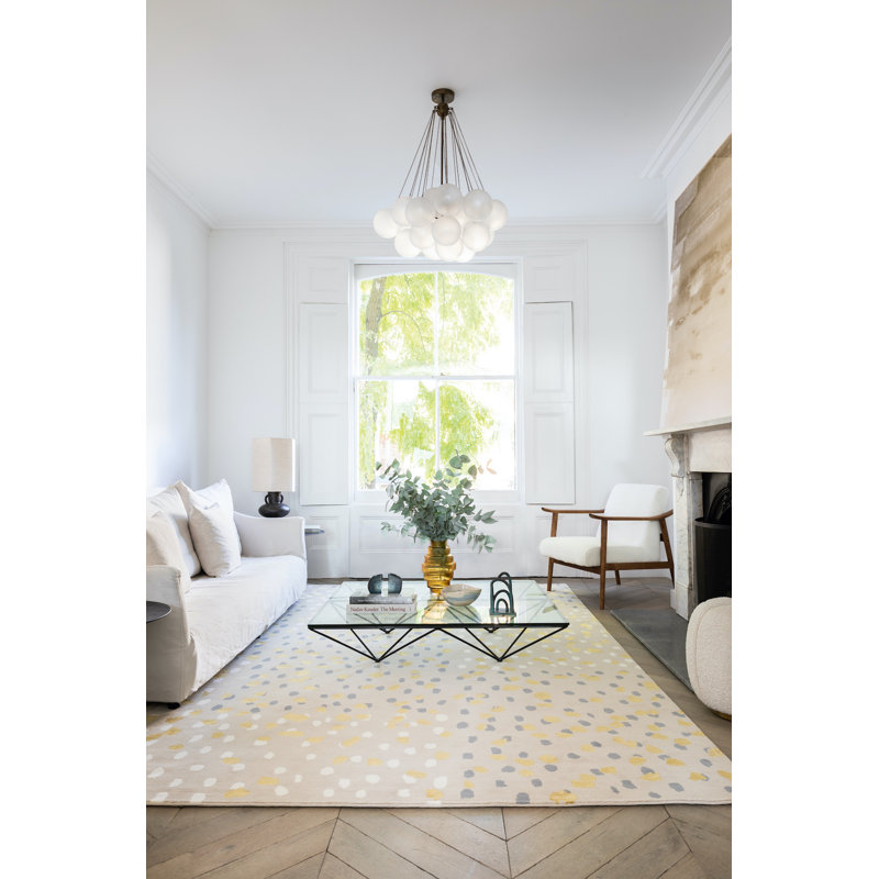 Dapple Flint Area Rug, Rectangle 6' x 9'