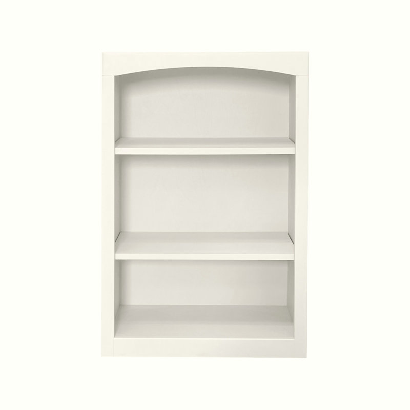 Bibliothèque classique Ossy, (3 tablettes) H 36 po x l 24 po x P 12 po, Lin blanc