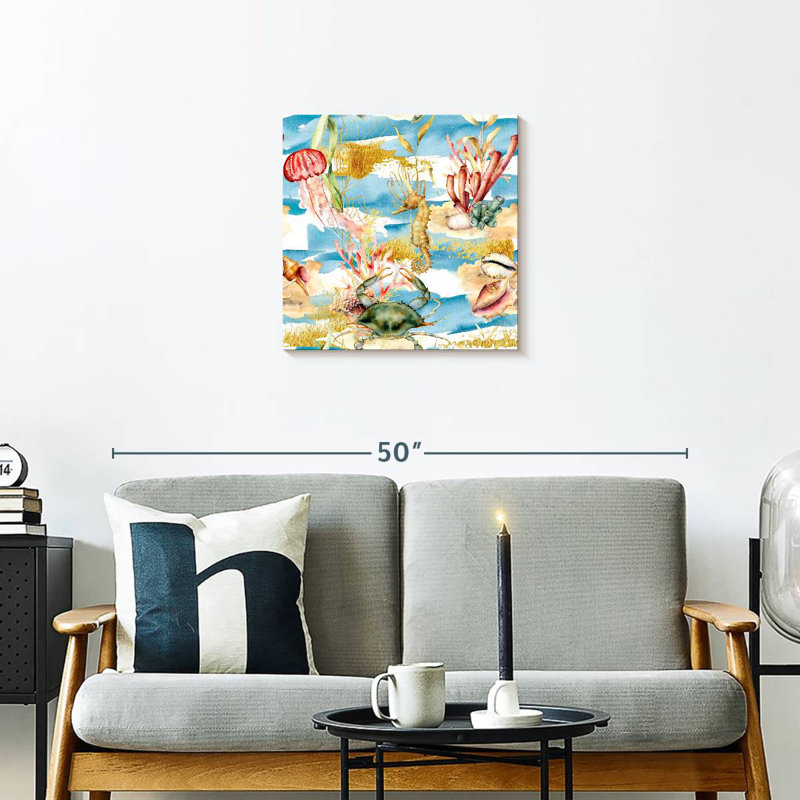 Crowle Sea Life Medley, 20" H x 20" W