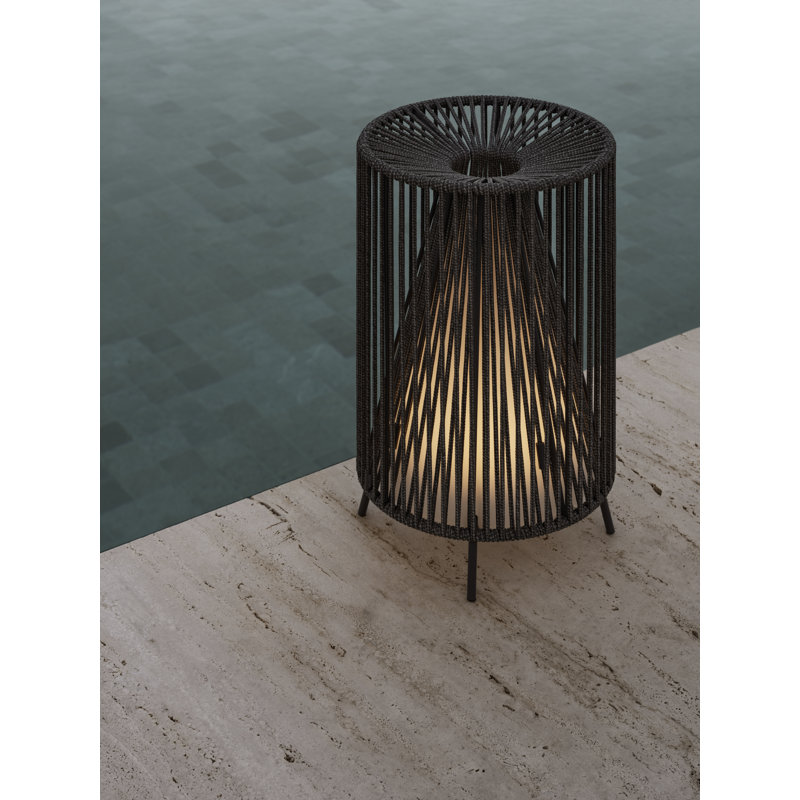 21.8'' Battery Powered Integrated LED Outdoor Floor Lamp