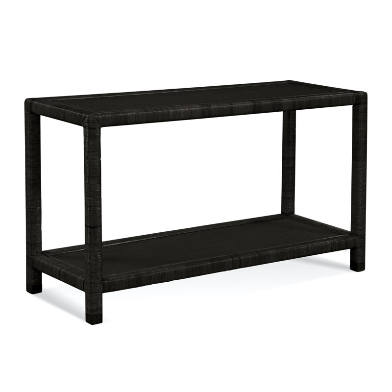 Pine Isle 50'' W Console Table, Antique Black