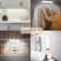 LEPOTEC 9.88Inch 40 LED Cool Wireless Rechargeable Motion Sensor Cabinet Light
