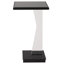 Angle Glass End Table