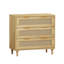 Chêne 3 commode de 2 - Solution de rangement élégante pour la chambre à coucher, le salon, la salle à manger élégante et pratique-1151359617