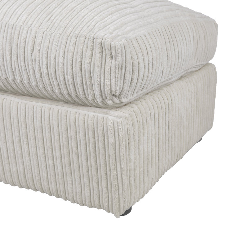 Moana 3 - Piece Living Room Set, Right Hand Facing, Cream