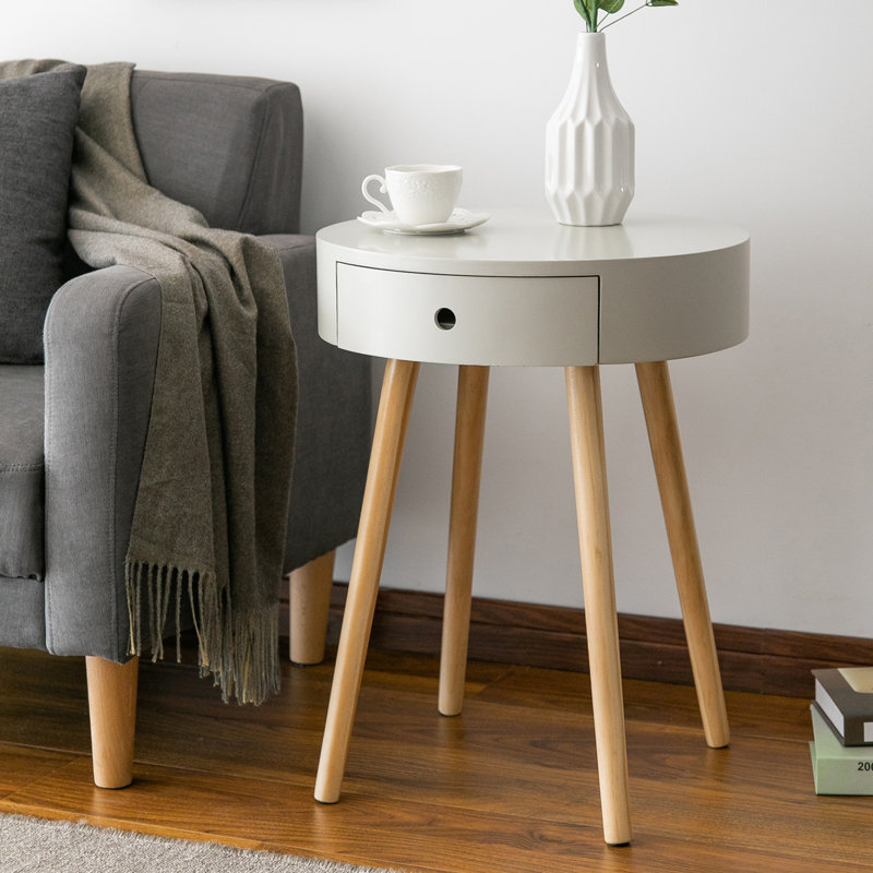 Whiteley End Table, Grey