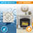 8 in. W x 8 in. L Fireplace Surround and Shower Peel and Stick Mosaic Tile