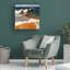 Art mural sur toile tendue - "Wally Break I" de Walker Noble pour décoration de salon, de chambre à coucher ou de bureau - 18 x 18