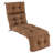 73'' Lounge Chaise Cushion Padded Recliner Cushion Brown-846649218-846649220
