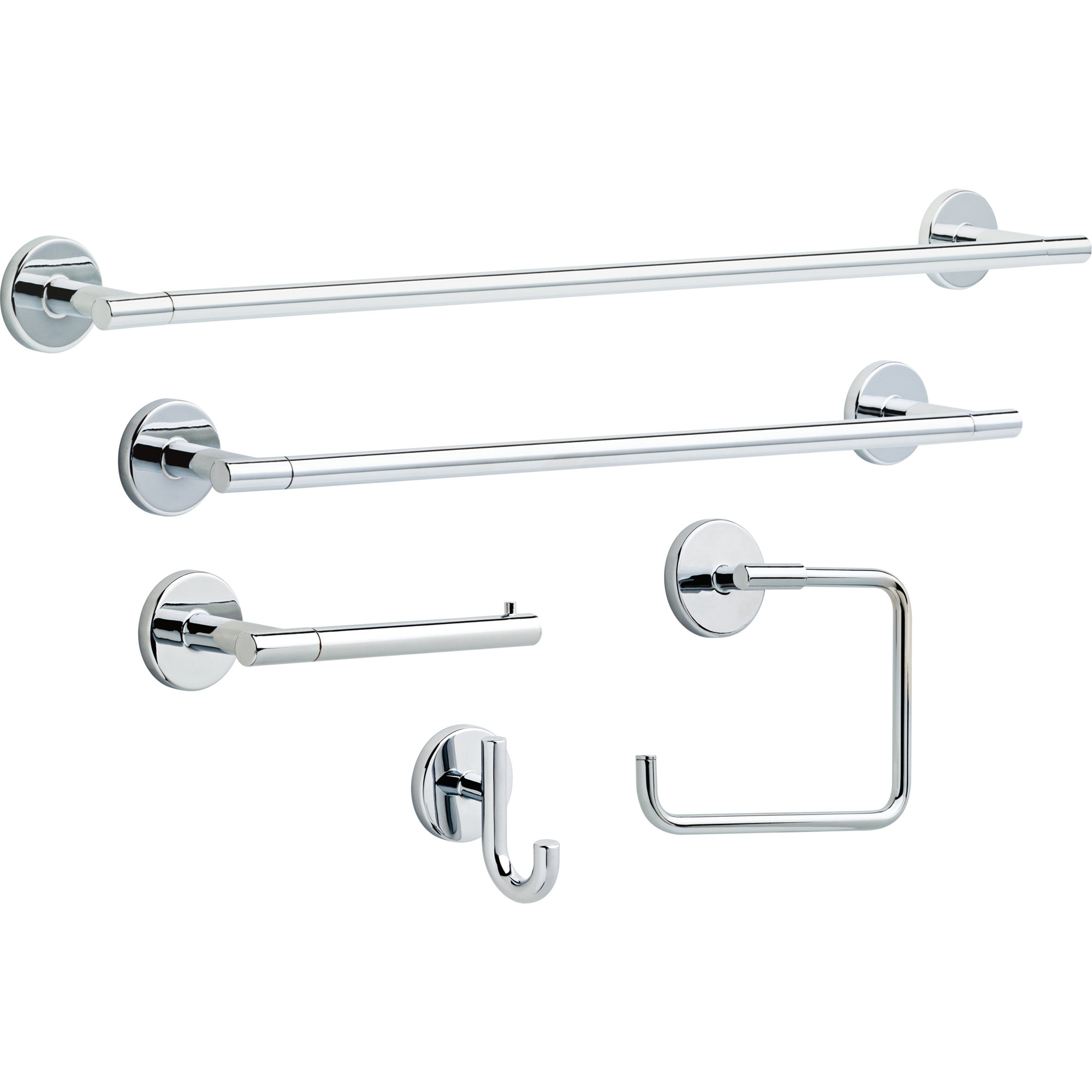 Trinsic 30 in. Wall Mount Towel Bar Bath Hardware Accessory, Chrome